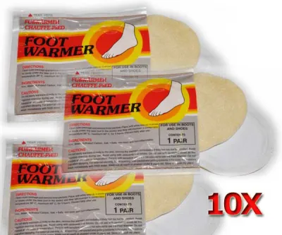 Mycoal footwarmer toewarmer 10 pair