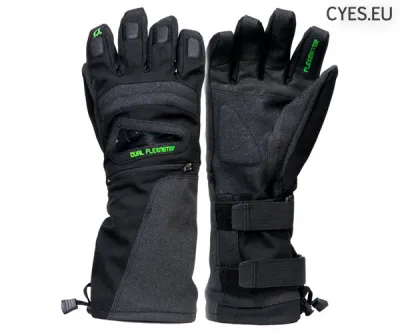 Snowboard gloves Demon 2 wristguards Flexmeter Large