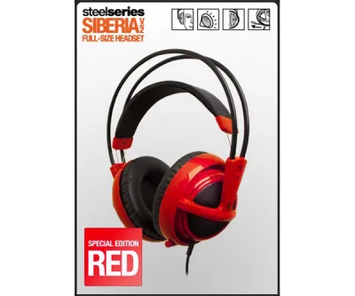 SteelSeries Siberia V2 Red Headset